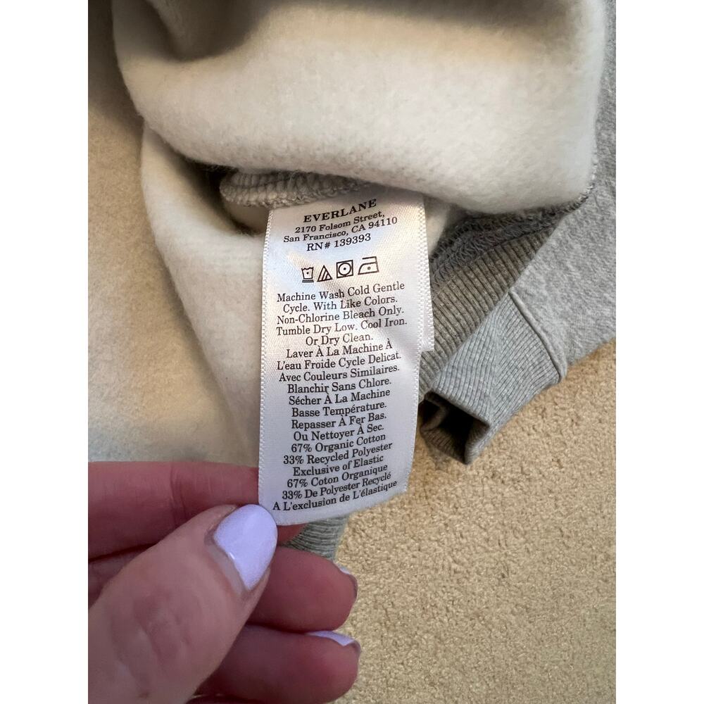 Everlane Luxe Fleece Organic Cotton Sweatshirt - Picture 8 of 8
